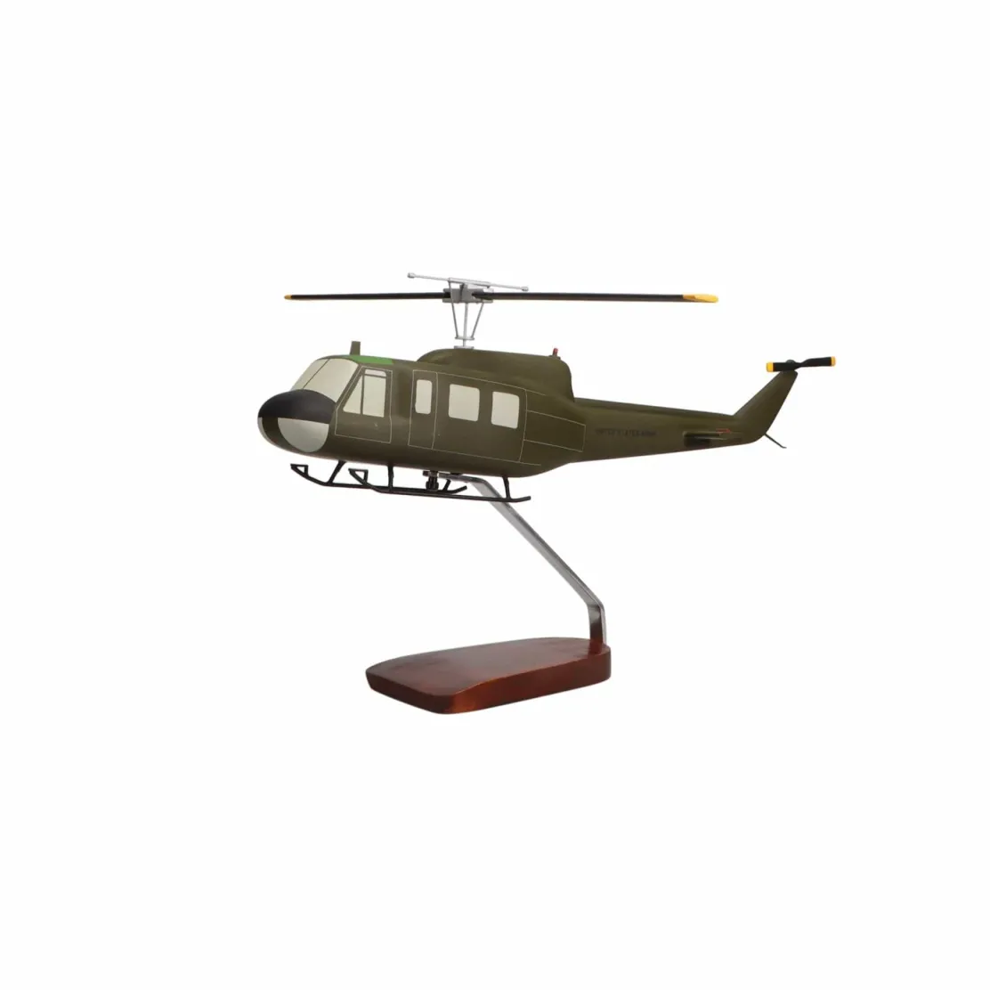 Bell UH-1 Iroquois (Huey) Large Mahogany Model