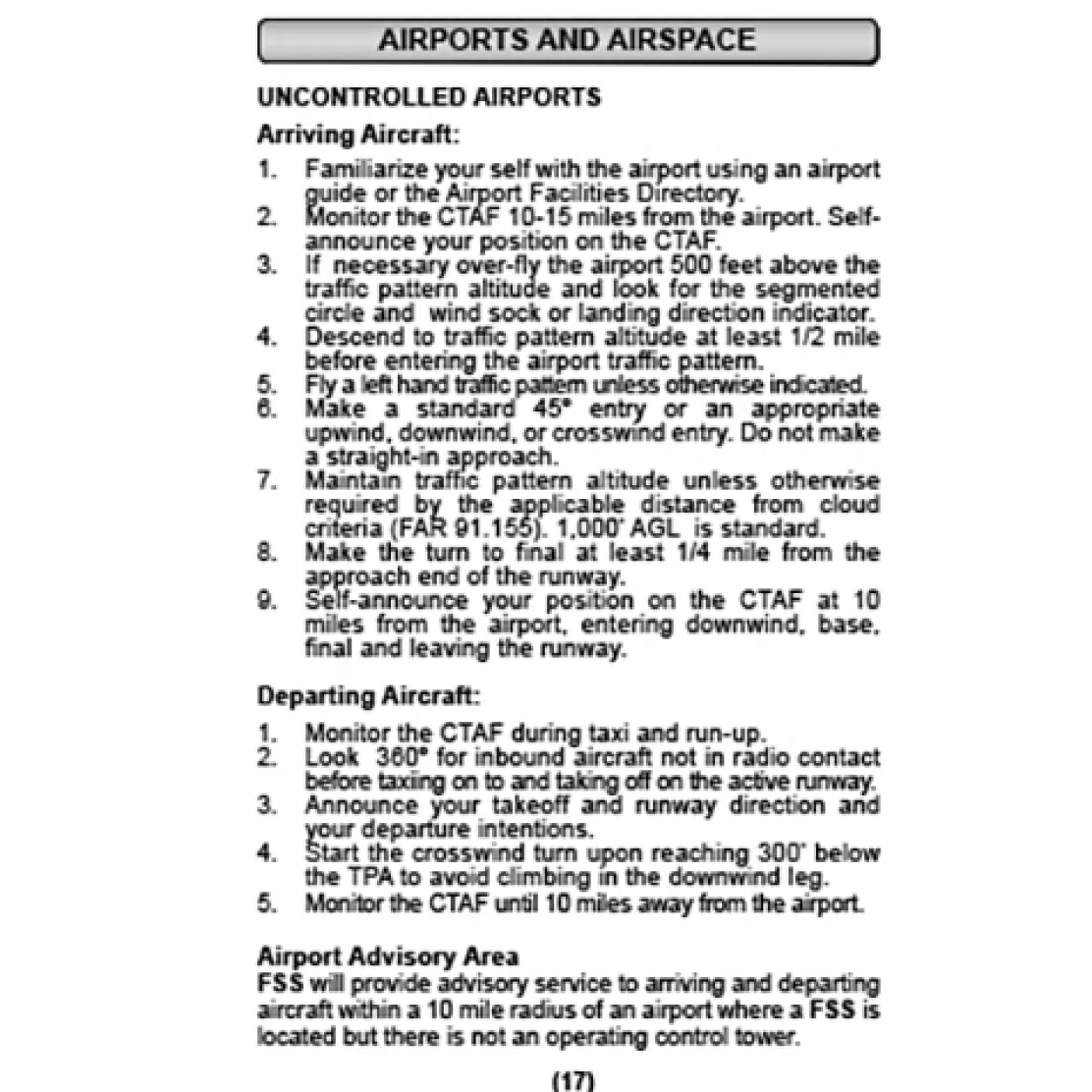 Biennial Flight Review: Concise VFR Review & Checklists by Art Parma