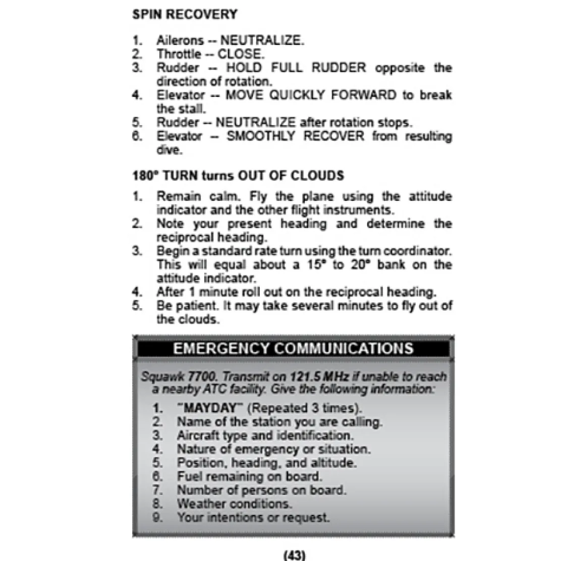 Biennial Flight Review: Concise VFR Review & Checklists by Art Parma