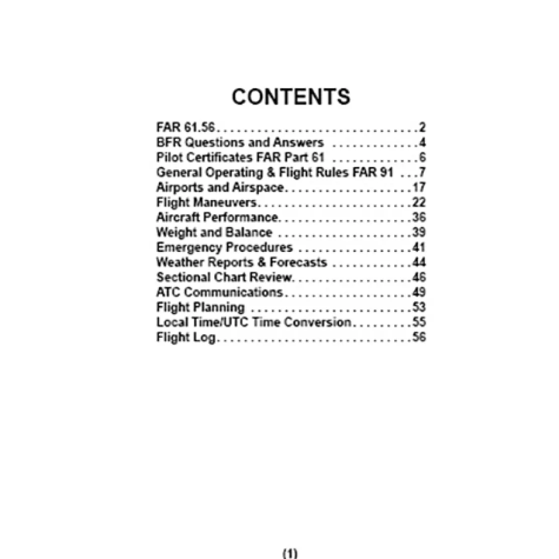 Biennial Flight Review: Concise VFR Review & Checklists by Art Parma
