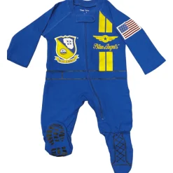 Blue Angels Baby Crawler Flight Suit Outfit by Trooper Clothing