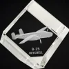 B-25 Mitchell 3D Diamond Cube by Etched Memory