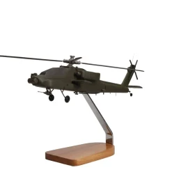 Boeing AH-64 Apache Longbow Large Mahogany Model