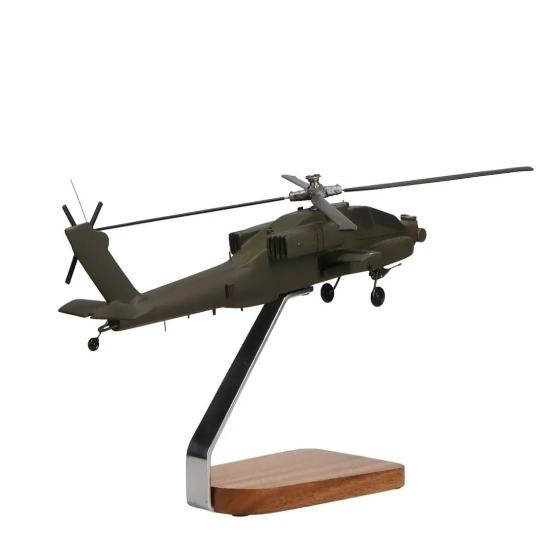 Boeing AH-64 Apache Longbow Large Mahogany Model