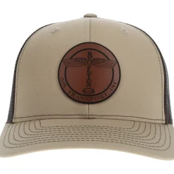 Boeing Air Transport Inc Logo Richardson 112 Heritage Trucker Hat - Buckskin