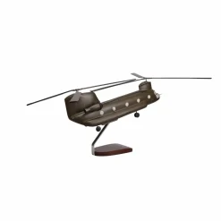 Boeing CH-47D Chinook Large Mahogany Model