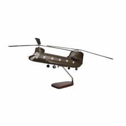 Boeing CH-47D Chinook Large Mahogany Model