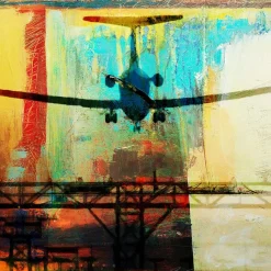 Boeing 727 No. 3 - Chasing the Rabbit Frank Martin Aviation Art Print