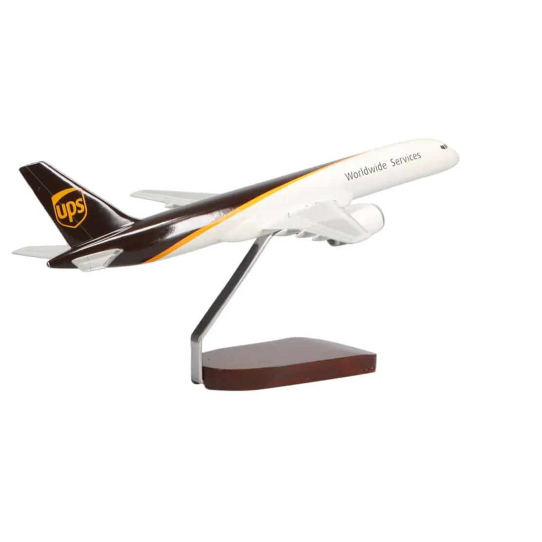 Boeing 757-200PF UPS Large Mahogany Model