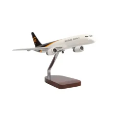 Boeing 757-200PF UPS Large Mahogany Model