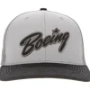 Boeing Script Logo Richardson 112 Heritage Trucker Hat - Charcoal