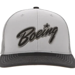 Boeing Script Logo Richardson 112 Heritage Trucker Hat - Charcoal