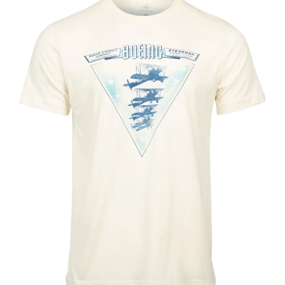 Boeing Stearman WWII Trainer T-Shirt by Aeroplane Apparel Co.
