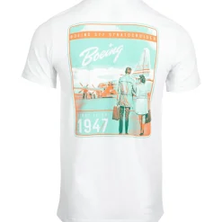 Boeing 377 Stratocruiser Vintage T-Shirt by Aeroplane Apparel Co.