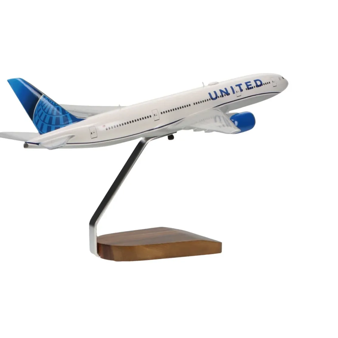 Boeing 777-200 United Airlines (2019 New Livery) Large Mahogany Model