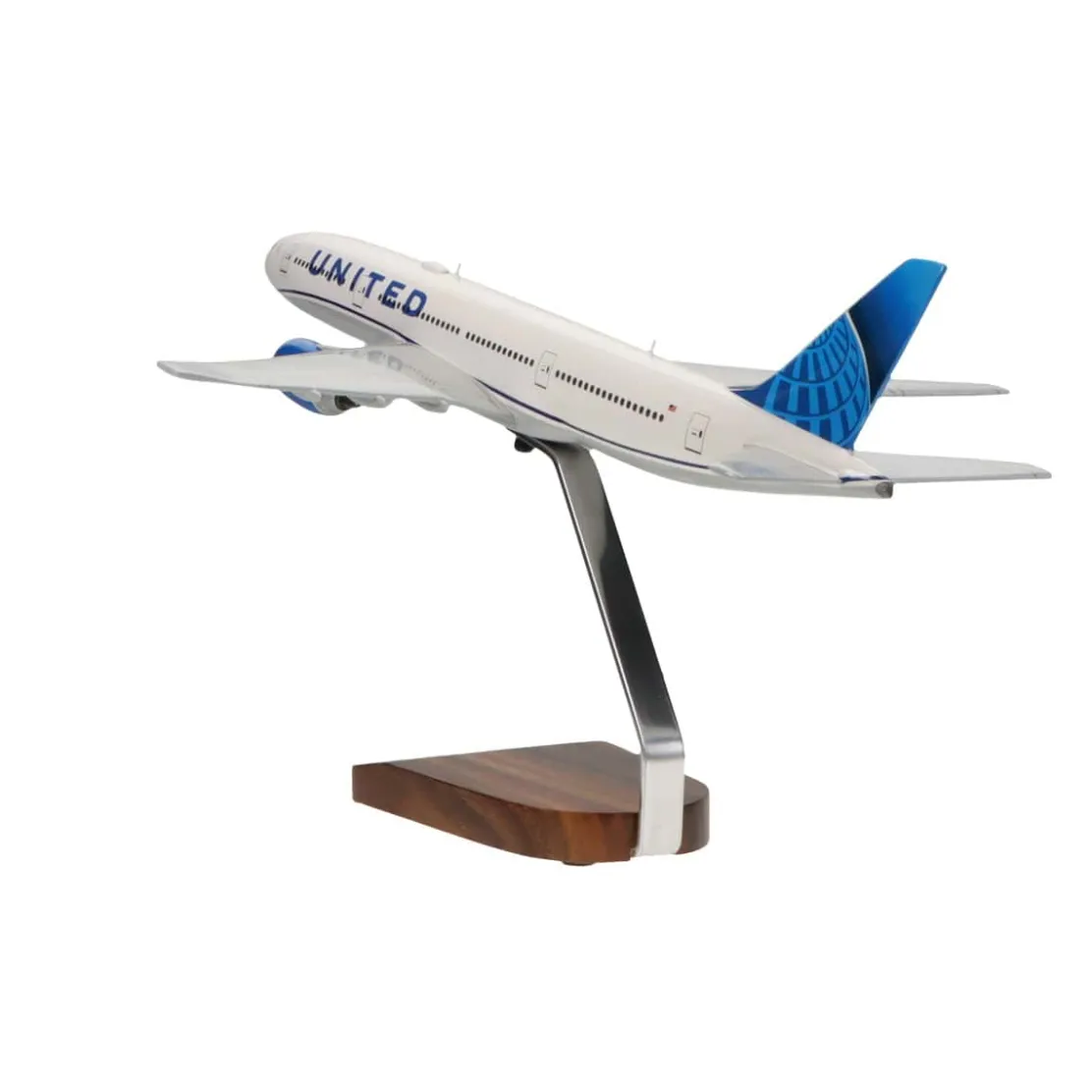 Boeing 777-200 United Airlines (2019 New Livery) Large Mahogany Model