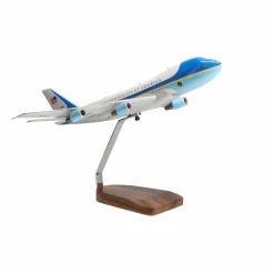 Boeing VC-25 (Air Force One) Large Mahogany Model