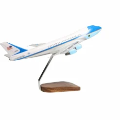 Boeing VC-25 (Air Force One) Large Mahogany Model