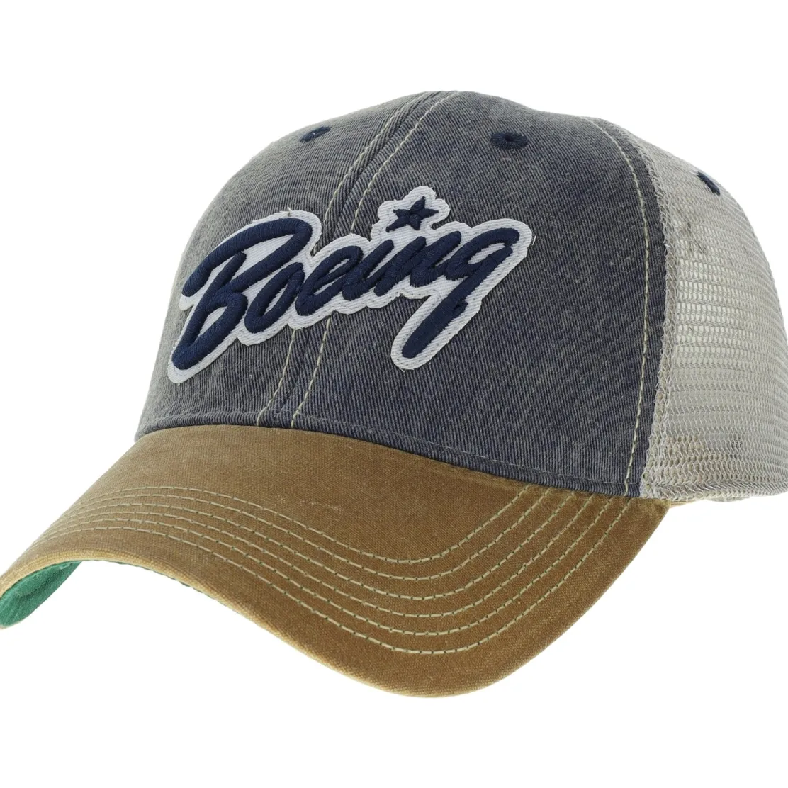 Boeing Vintage Foam Trucker Cap by Aeroplane Apparel Co.