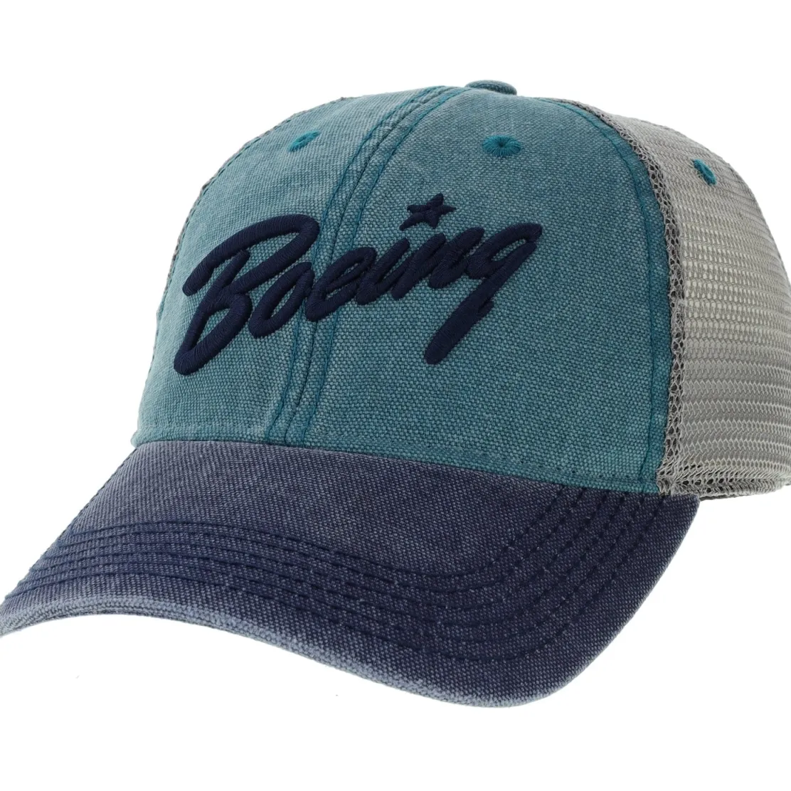 Boeing Vintage Mesh Trucker Cap by Aeroplane Apparel Co.