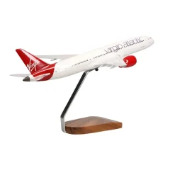 Boeing 787-9 Virgin Atlantic Birthday Girl Large Mahogany Model