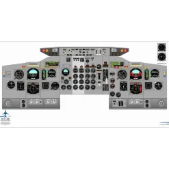 Boeing 18" x 36" Cockpit Posters for Pilot Training