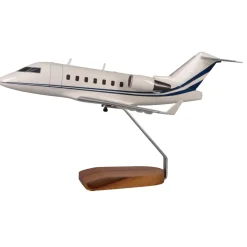 Bombardier Challenger 600 Large Mahogany Model