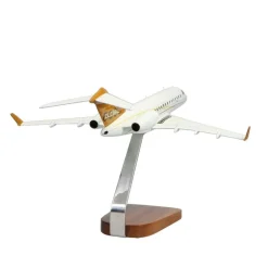 Bombardier Global Express Clear Canopy Large Mahogany Model