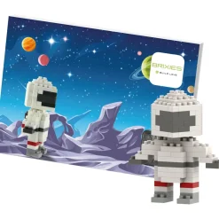 Brixies Postcard Astronaut - 99 Piece Building Kit
