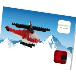Brixies Postcard Helicopter - 80 Piece Building Kit