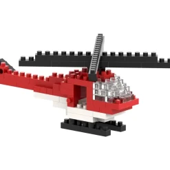 Brixies Postcard Helicopter - 80 Piece Building Kit
