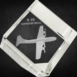 B-29 Superfortress 3D Diamond Cube by Etched Memory