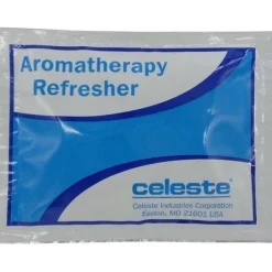 Celeste Aromatherapy Refresher Towelettes: In-Flight Hygiene Wipes - Lemon Scent