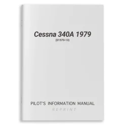 Cessna 340A 1979 Pilot's Information Manual (D1570-13)