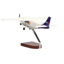 Cessna 208B Grand Caravan Fedex Large Mahogany Model