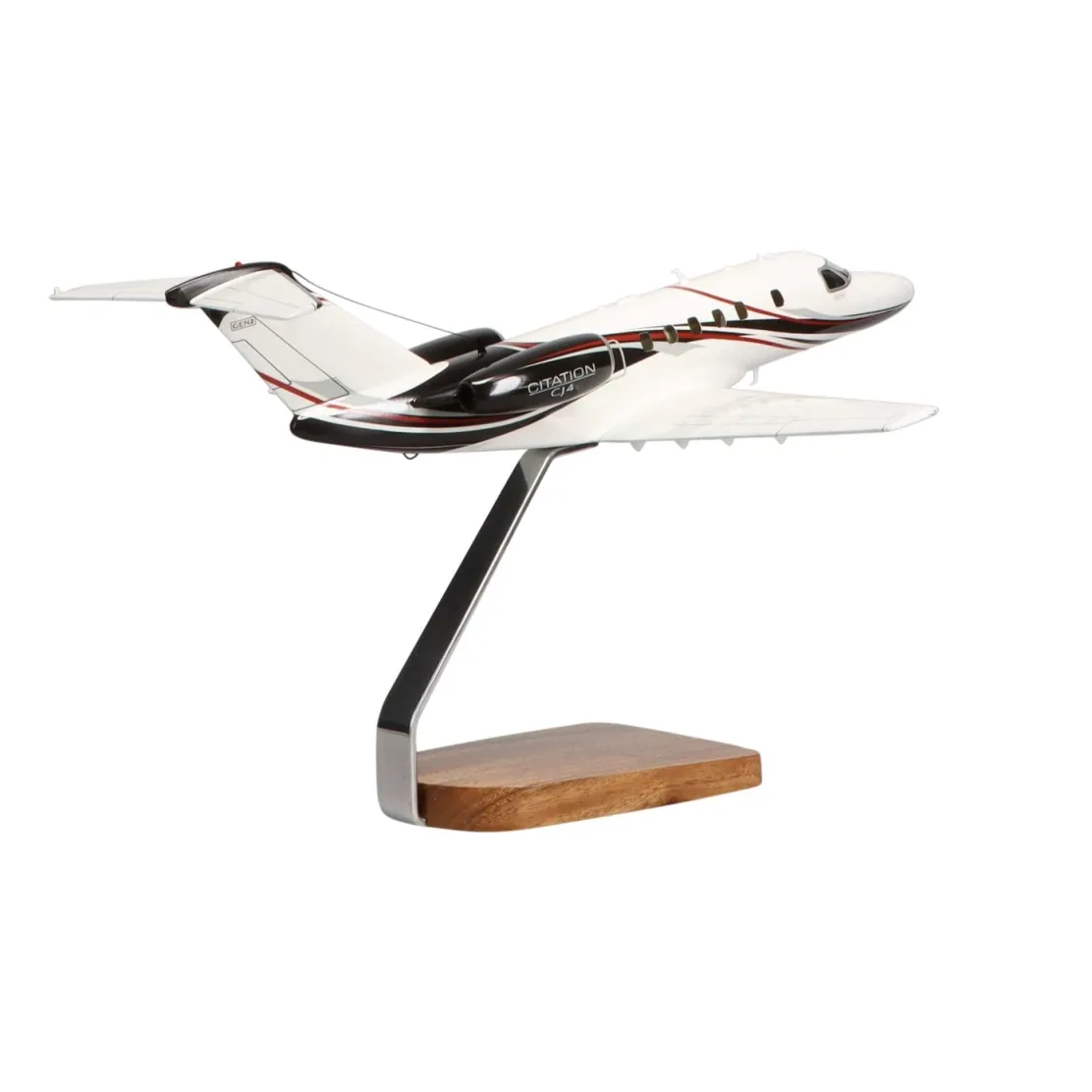 Cessna Citation CJ4 Gen2 Clear Canopy Large Mahogany Model