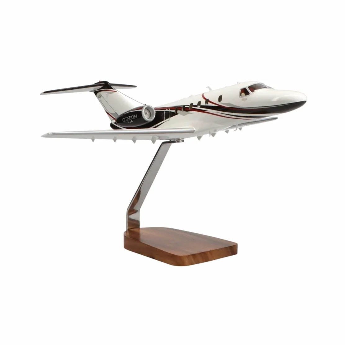 Cessna Citation CJ4 Gen2 Clear Canopy Large Mahogany Model