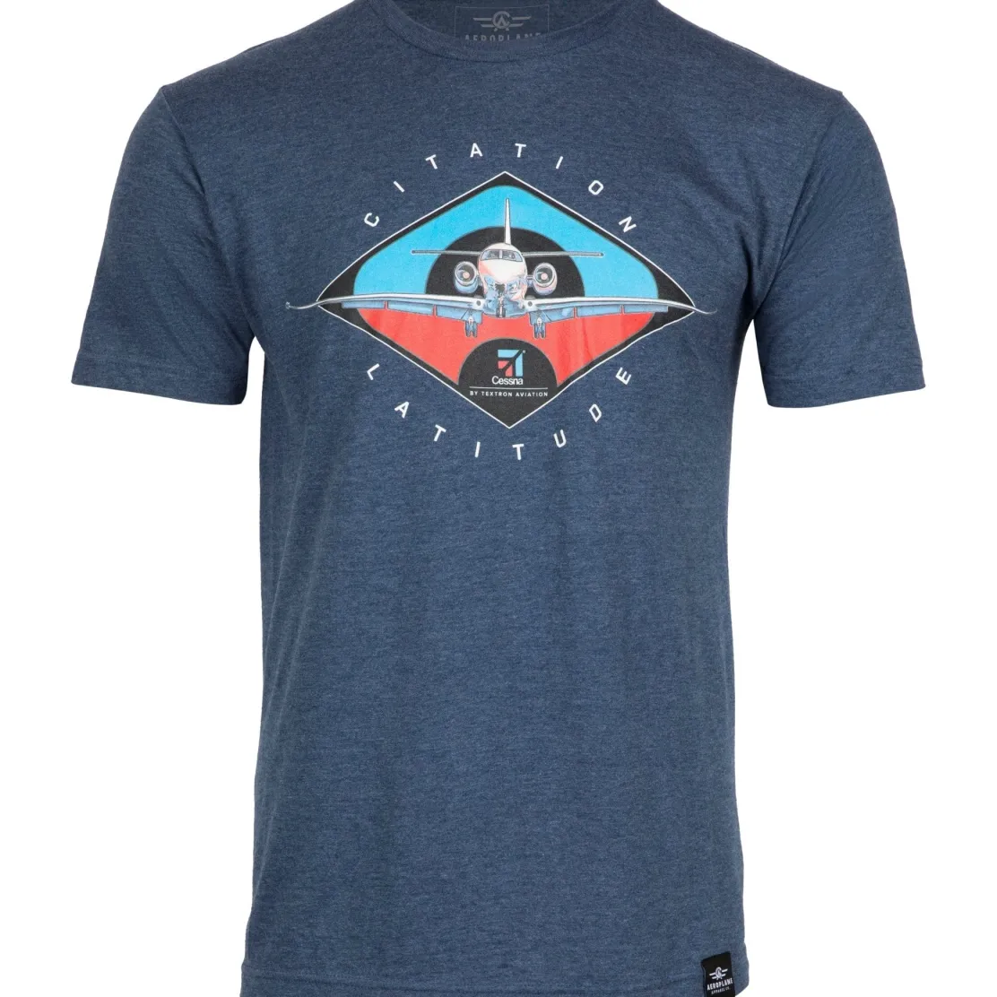 Cessna Citation Latitude Reflective T-Shirt by Aeroplane Apparel Co.