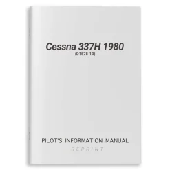 Cessna 337H 1980 Pilot's Information Manual (D1578-13)
