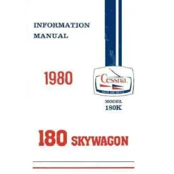 Cessna 180K Skywagon 1980 Pilot's Information Manual (D1175-13)