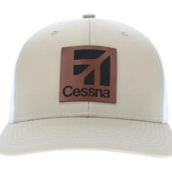 Cessna Modern Logo Richardson 112 Heritage Trucker Hat - Walnut