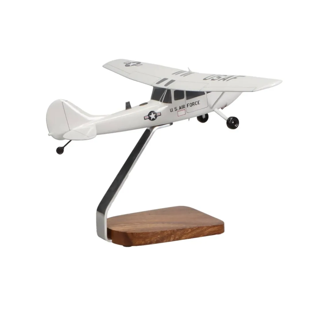 Cessna O-1 Bird Dog Large Mahogany Model