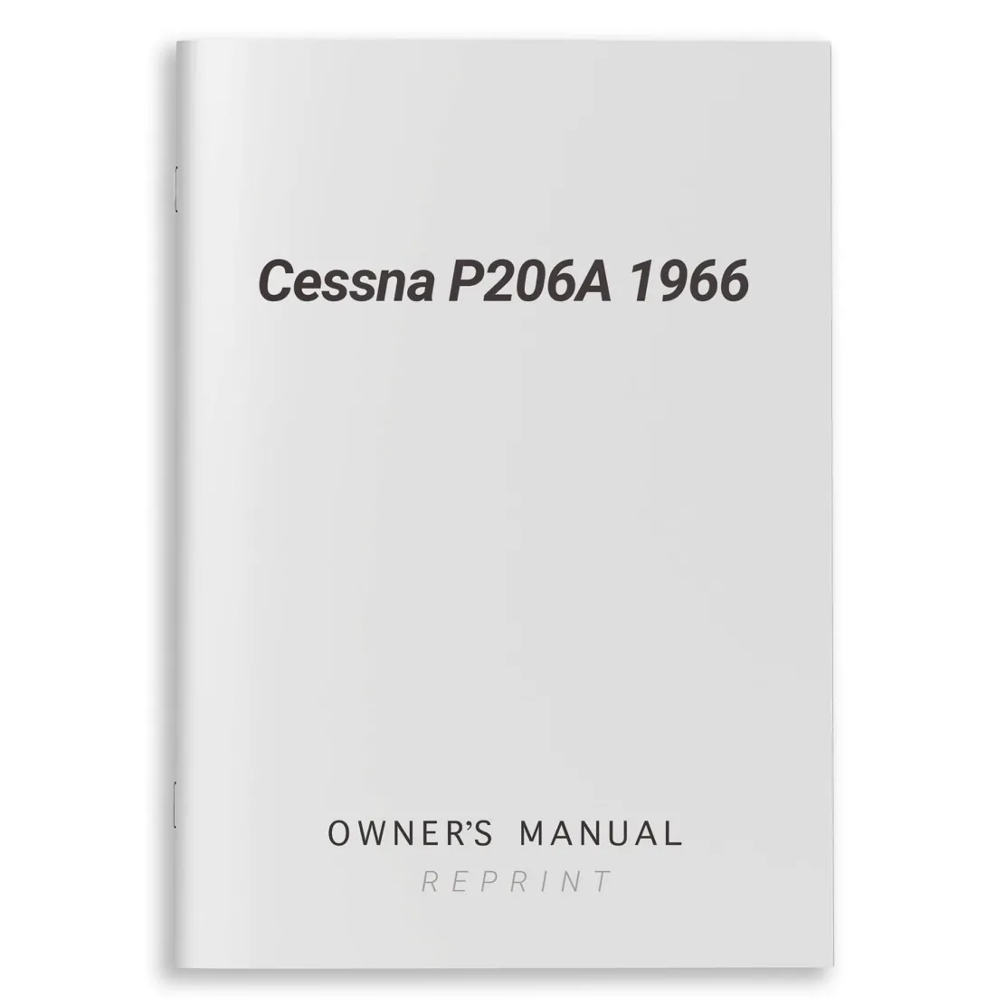 Cessna P206A 1966 Owner's Manual