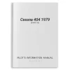 Cessna 404 1979 Pilot's Information Manual (D1572-13)