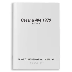 Cessna 404 1979 Pilot's Information Manual (D1572-13)