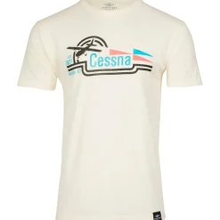 Cessna Retro Logo Heritage T-Shirt by Aeroplane Apparel Co.