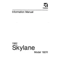 Cessna 182R Skylane 1982 Pilot's Information Manual (D1215-13)