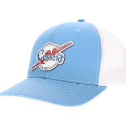 Cessna 40's Logo Richardson 112 Velocity Trucker Hat - Red/White/Blue