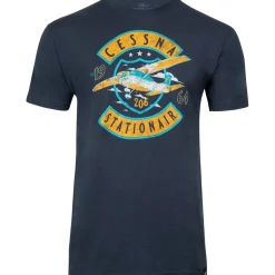 Cessna 206 Stationair Pilot T-Shirt by Aeroplane Apparel Co.