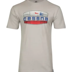 Cessna 1970s Vintage Logo T-Shirt by Aeroplane Apparel Co.